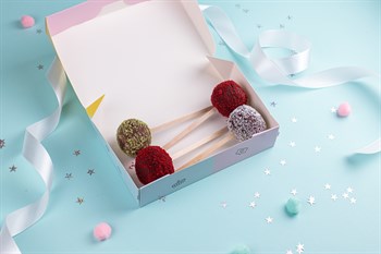 Подарочный набор кейк-попсов микс 4шт - фото 47422