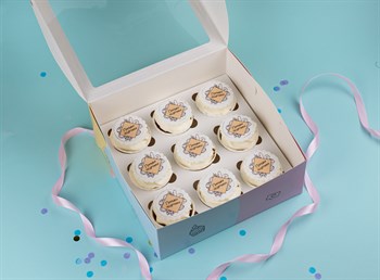 Капкейки с логотипом 9шт - фото 49539