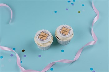 Капкейки с логотипом 2шт - фото 49542