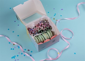 Макаронс с цветами (гипсофила) - фото 49563