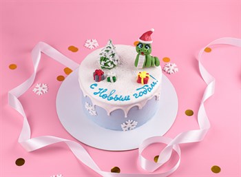 Торт Подарочный Новогодняя Змейка - фото 52794