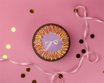 Торт на день рождения Разноцветная нить - фото 57051