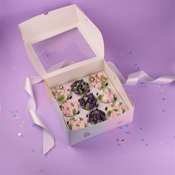 Капкейки Тюльпаны 9шт - фото 60536 Капкейки Тюльпаны 9шт - фото 60536