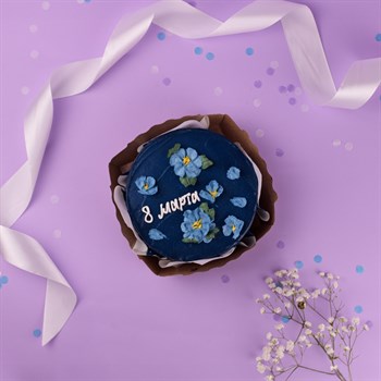 Бенто-торт на 8 марта Незабудки - фото 60566