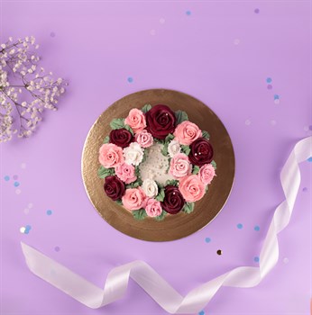 Торт на 8 марта Ослепительная роза - фото 60626