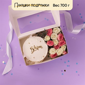 Бенто-торт Безупречная красота с розами - фото 73702