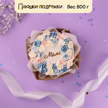 Бенто-торт на 8 марта Хрупкий цветок - фото 73703