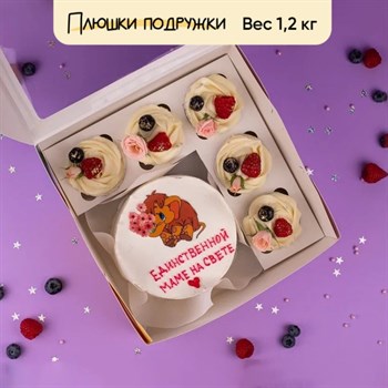 Бенто-торт и капкейки Единственной маме на свете - фото 74854