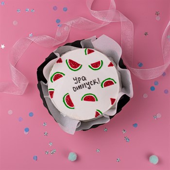 Бенто-торт Ура Отпуск! - фото 77195