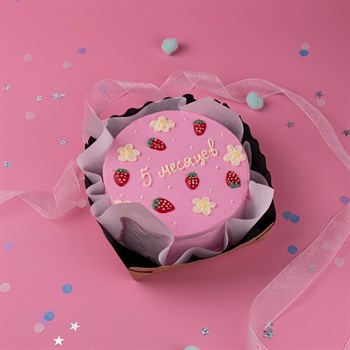 Бенто-торт для малыша "Клубнички" - фото 77208