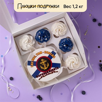 Бенто-торт и капкейки Морская Пехота - фото 77288