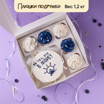 Бенто-торт и капкейки За тех, кто в море - фото 77296