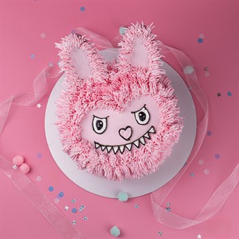 Торт Подарочный для девочки Лабубуся волосатик - фото 77418