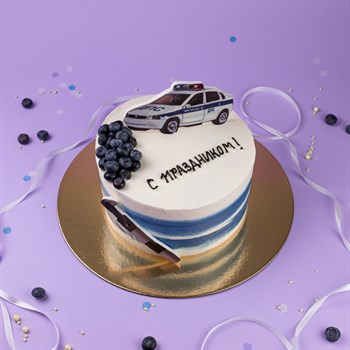 Торт Подарочный С праздником Гаишника - фото 77579