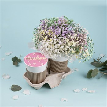 Десерт и цветы (мильфей, гипсофила) - фото 78212