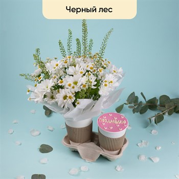 Десерт и цветы (черный лес, ромашка) - фото 78229