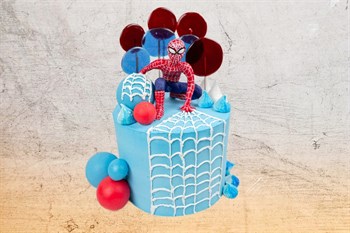 Торт подарочный с фигуркой Человек паук - фото 7868