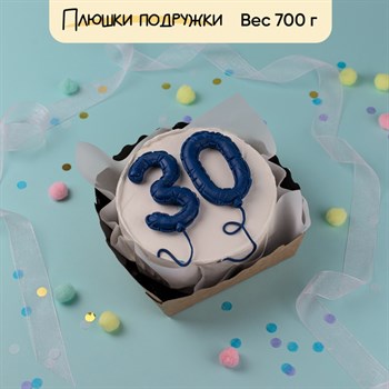 Бенто-торт с шарами из мастики "Маленькие шалости" - фото 79239