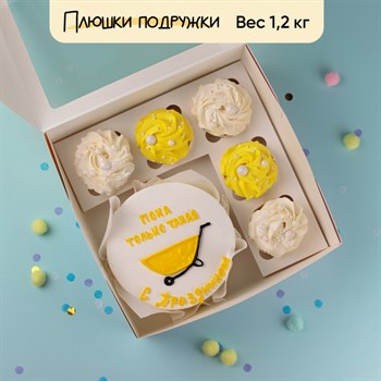 Бенто-торт и капкейки строителю "Тачка" - фото 79786