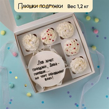 Бенто-торт и капкейки приколы со знаком зодиака Лев и Дева - фото 79815