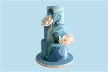 Свадебный торт Океан любви - фото 8207