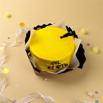 Бенто-торт для Нефтяника "Бочка нефти" - фото 82268