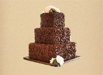 Свадебный торт Классика с шоколадом - фото 8282 Свадебный торт Классика с шоколадом - фото 8282