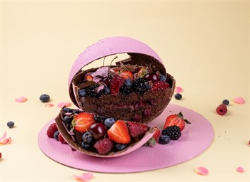 Торт  Бомба  Happy Birthday черная - фото 8317