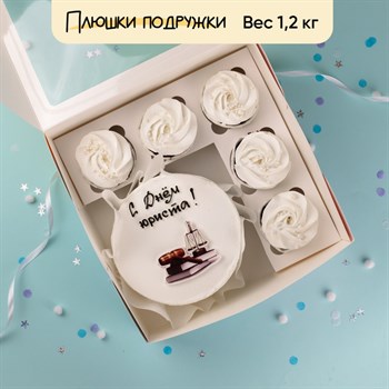 Бенто-торт и капкейки С Днем Юриста - фото 85806