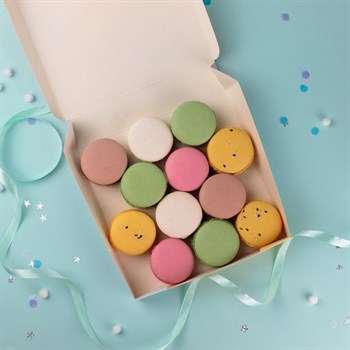 Макаронс микс 12шт - фото 85948