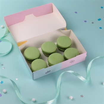 Макаронс фисташка 6шт - фото 85950