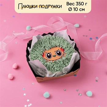 Бенто-торт Волосатик Лабубу грин - фото 86667