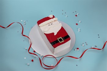 Торт на новый год "Портрет Деда Мороза" - фото 86761