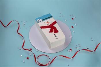 Торт на новый год "Снеговичок-Чародей" - фото 86763