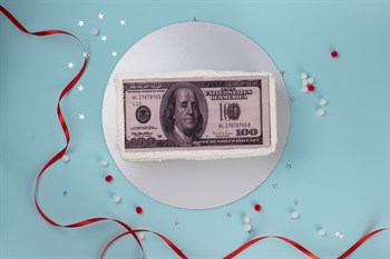 Торт на день рождения "Купюрный Джекпот" - фото 86766