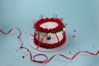 Торт на новый год "Кокетливые Рюшки" - фото 86776