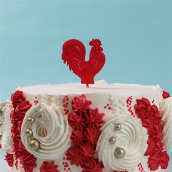 Торт в русском стиле Алый Петушок - фото 86863