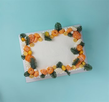 Торт корпоративный Мандариновый Калейдоскоп 10 кг - фото 86942