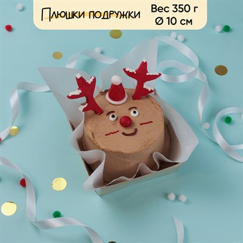 Бенто-торт Новогодний Олень 350 г - фото 87045