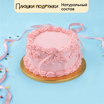 Торт Молочная девочка клубника/банан 1,8кг - фото 92295