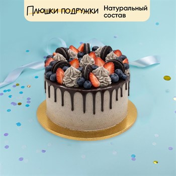 Торт Три шоколада с ягодами 2200 гр - фото 92702