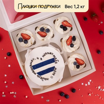 Бенто-торт с капкейками Надень тельняшку - фото 95503