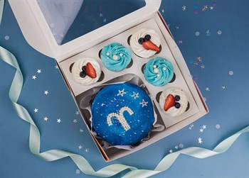 Бенто-торт и капкейки Овен - фото 95512