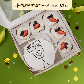 Бенто-торт с капкейками Лучший босс - фото 95515