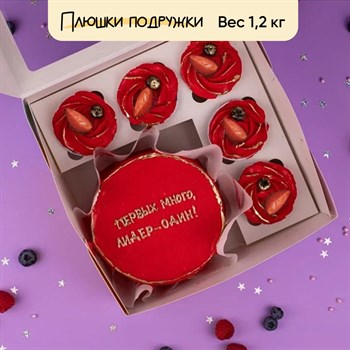 Бенто-торт и капкейки Лучшему Боссу - фото 95537