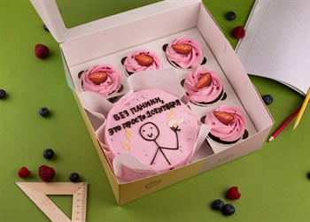 Бенто-торт и капкейки Это просто 1 сентября - фото 95566