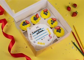 Бенто-торт и капкейки  Классная работа - фото 95679