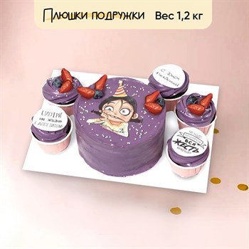 Бенто-торт и капкейки Не надо печалиться, вся жесть впереди - фото 95766