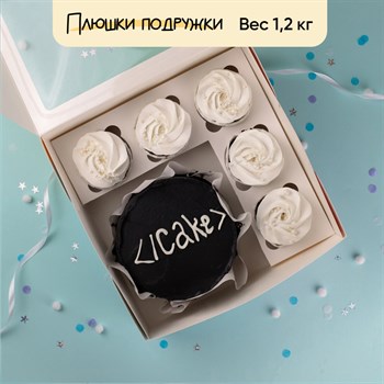 Бенто-торт и капкейки для айтишника <Торт> - фото 99289